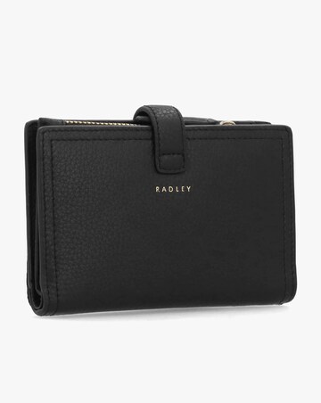 Radley Medium Willis Street Black Leather Bifold Purse