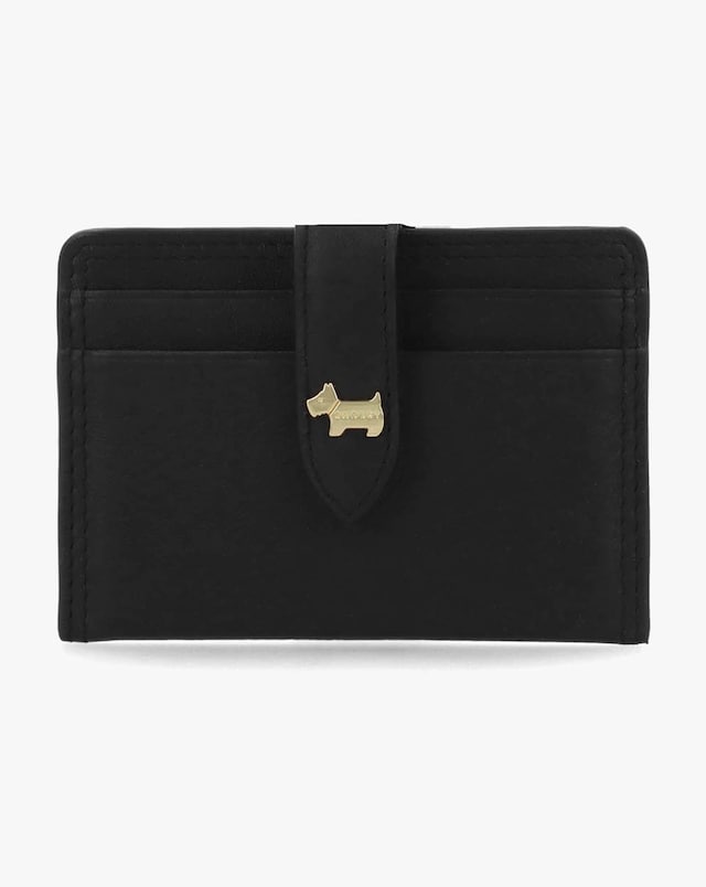 Radley Small Willis Street Black Leather Card Holder