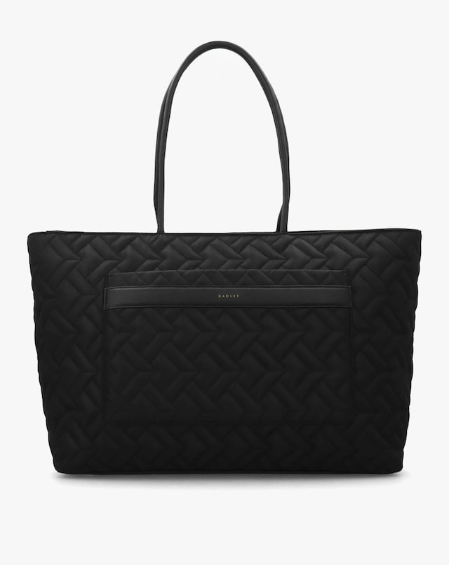 Radley Large Holland Park Quilted Black Tote Bag