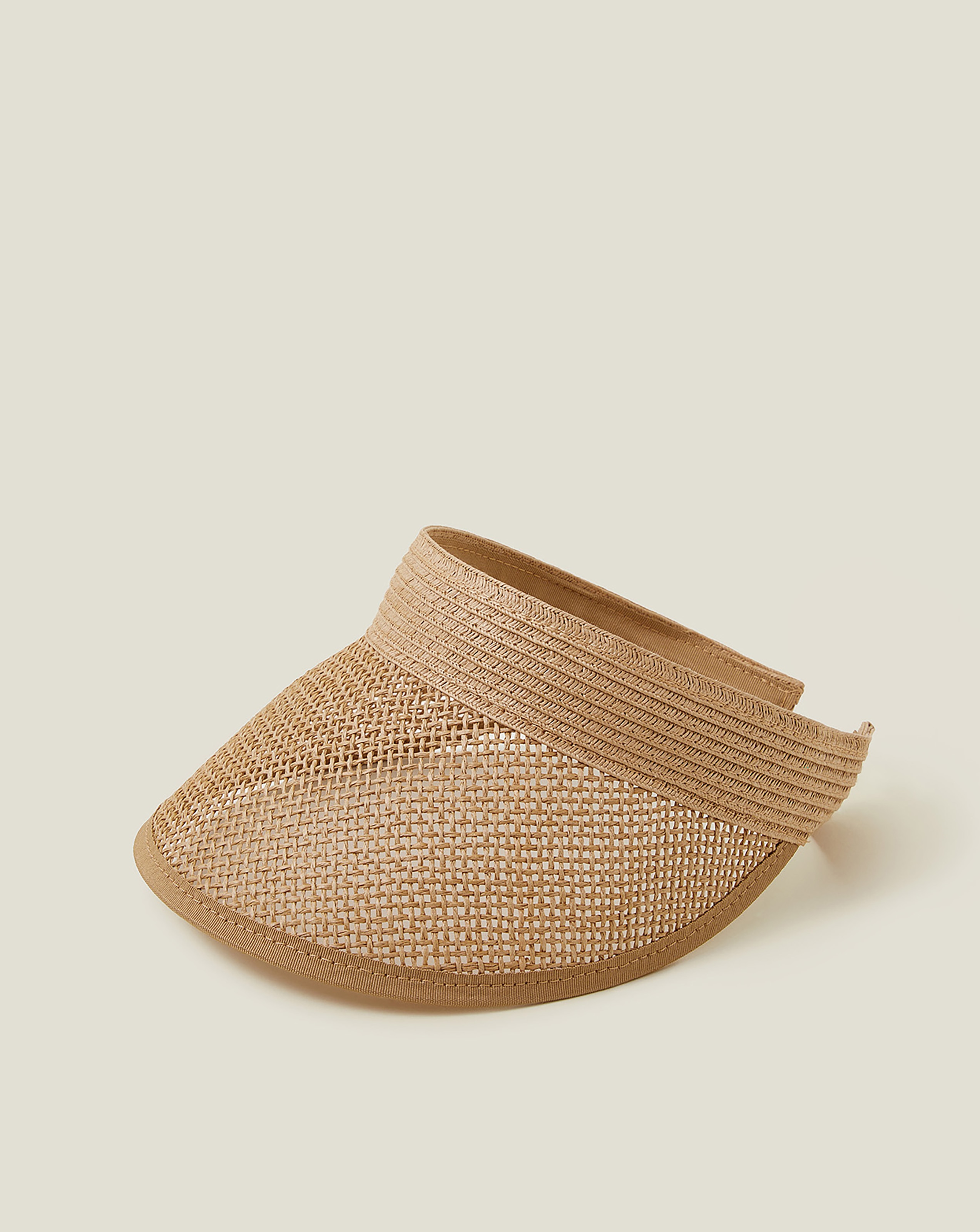 New In - Accessorize Woven Visor