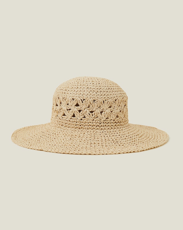 Accessorize Loose Weave Floppy Hat