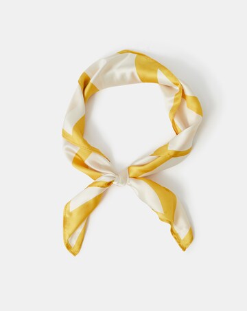 Accessorize Sun Stripe Square Satin Scarf