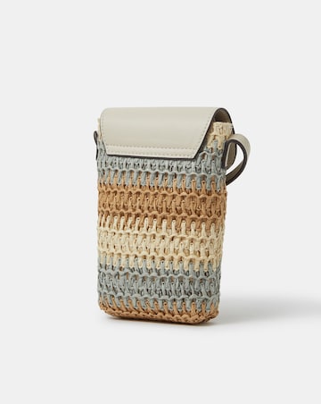 Accessorize Raffia Phone Bag