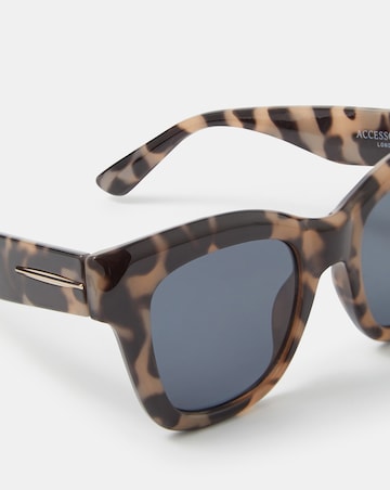 Accessorize Tort Square Sunglasses