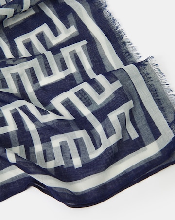 Accessorize Lightweight Geometric Print Scarf