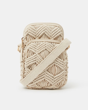 Accessorize Macrame Phone Bag