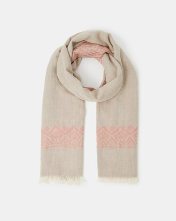 Accessorize Lightweight Jacquard Embroidered Scarf