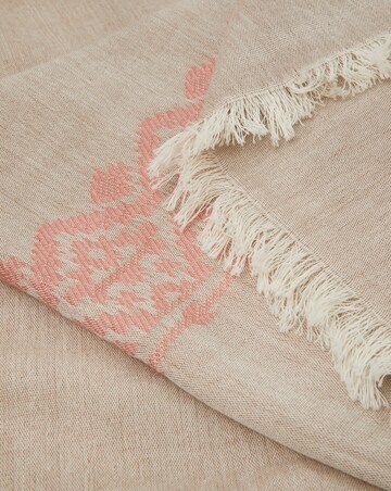 Accessorize Lightweight Jacquard Embroidered Scarf