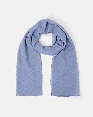 Accessorize Lightweight Wave Stitch Scarf
