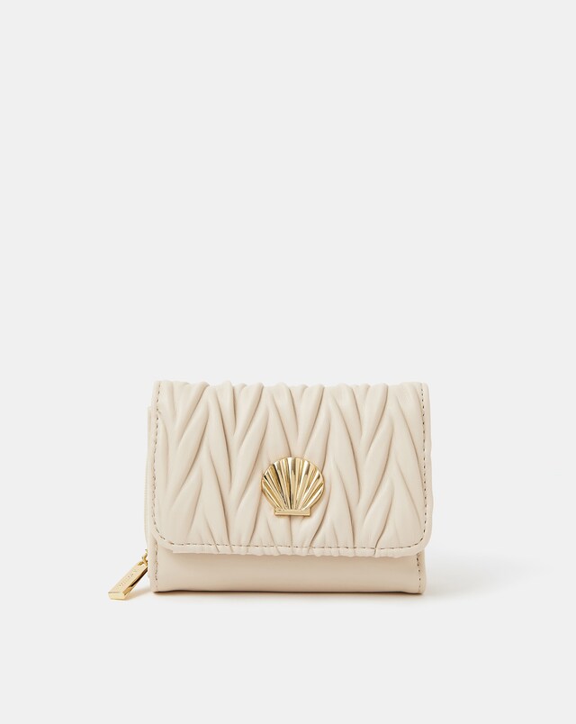 Accessorize Shell Tri-Fold Purse