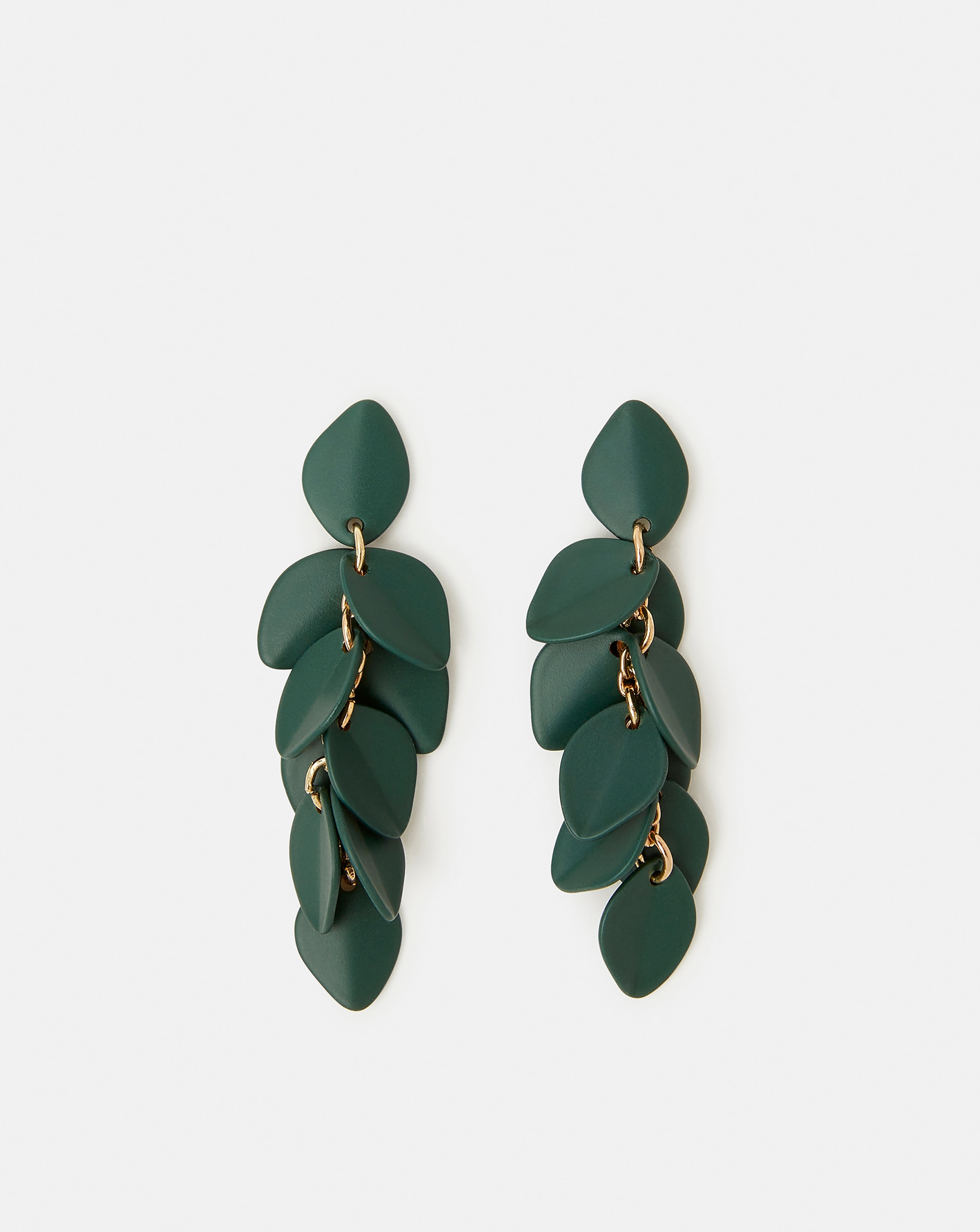 Accessorize Willow Leaf Drop Earrings
