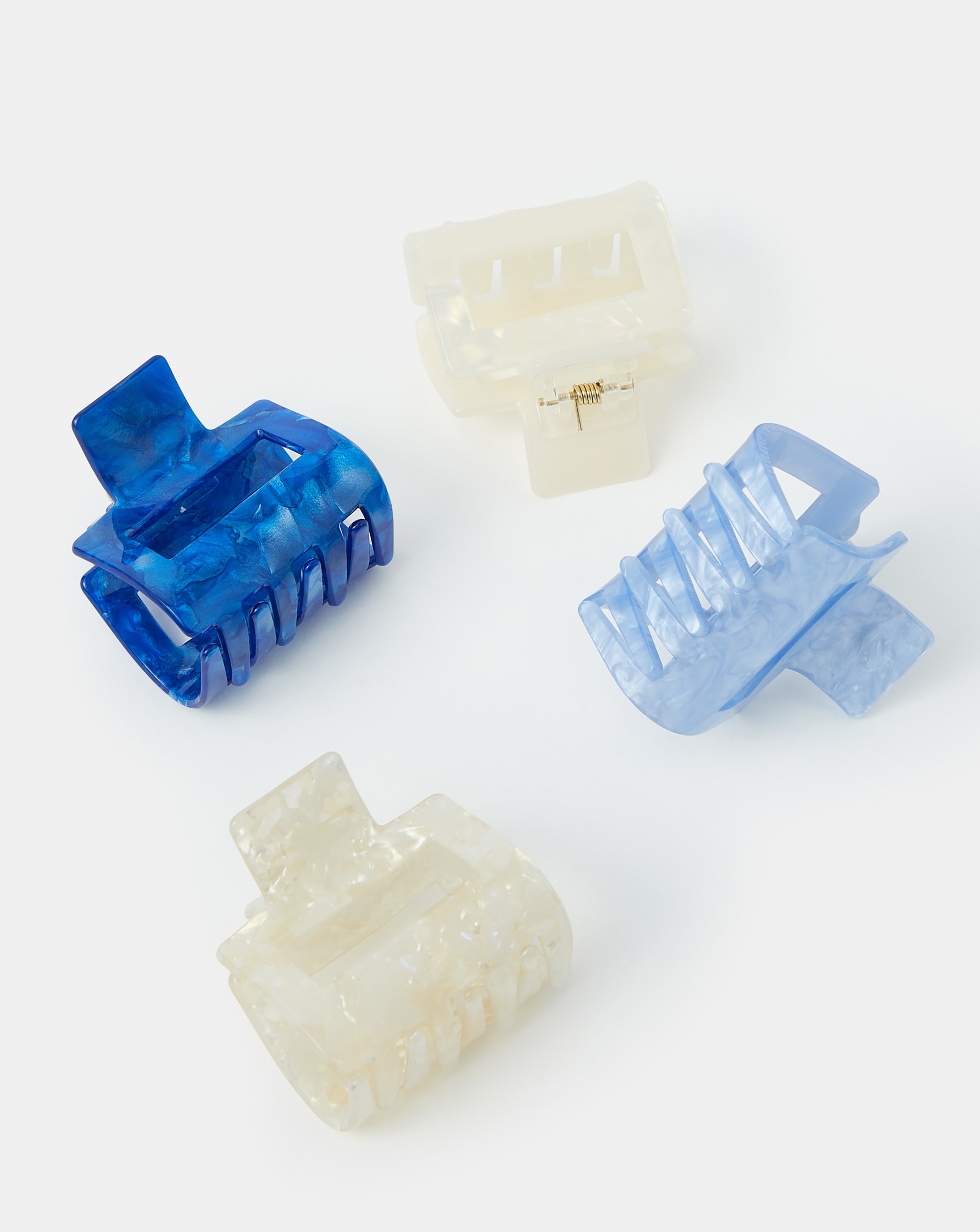 New In - Accessorize Resin Square Claw Clips