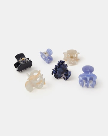 Accessorize 6-Pack Mini Claw Clips
