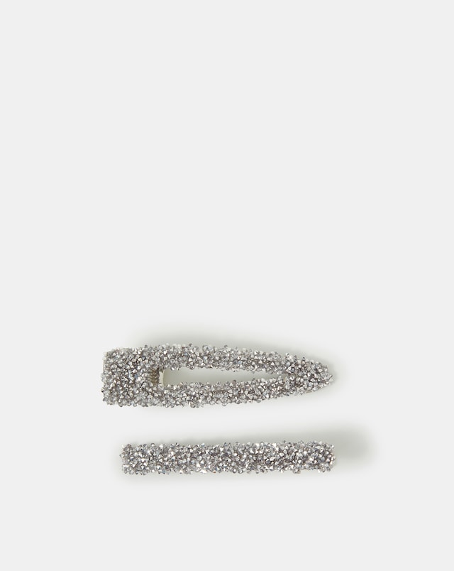 Accessorize 2-Pack Encrusted Hair Clips