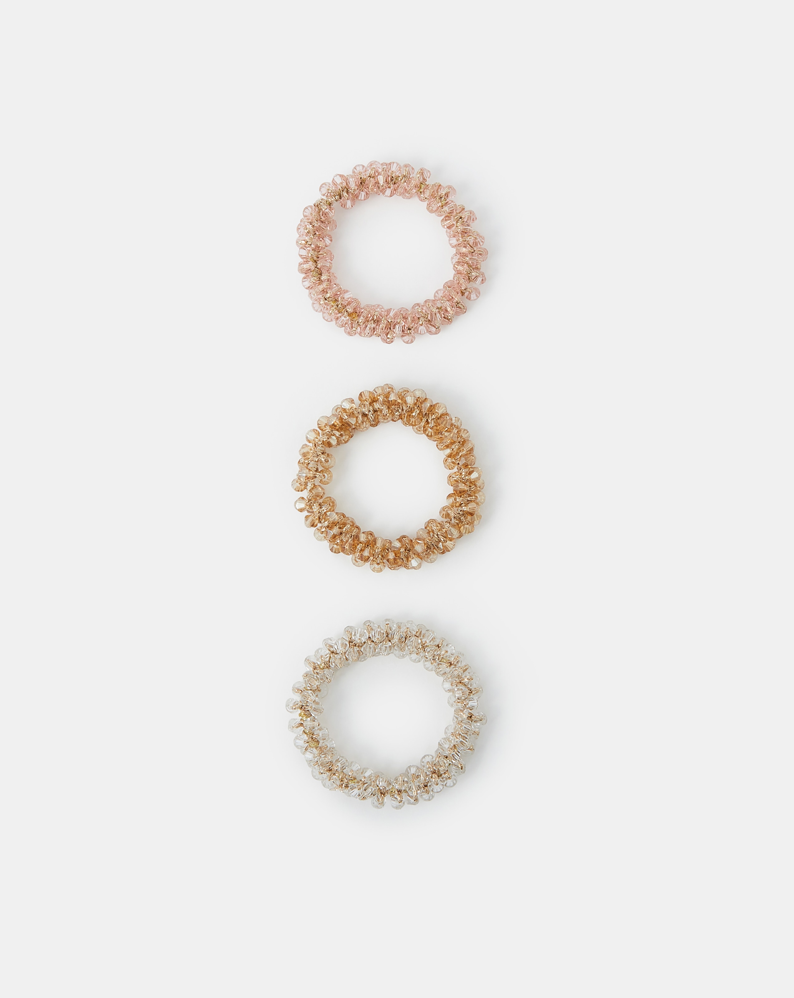 New In - Accessorize 3-Pack Beaded Hair Bands