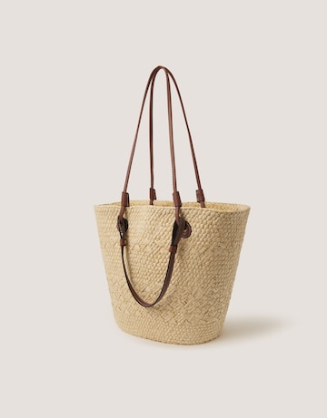Callie Thorpe x Monsoon Straw Tote Bag
