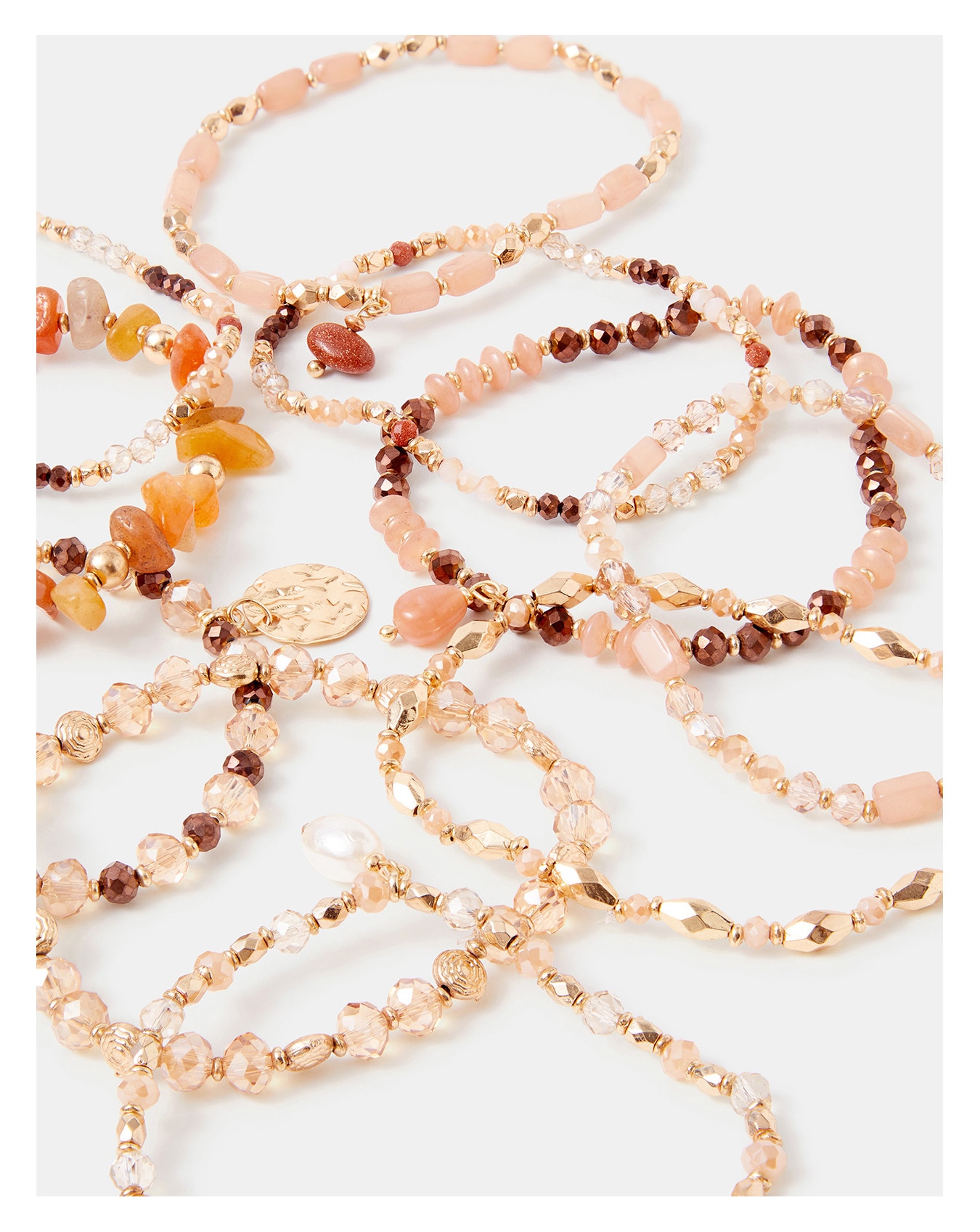 New In - Accessorize Beaded Stretch Bracelets