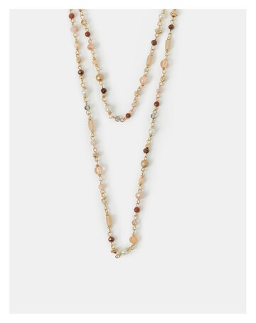 Accessorize Long Bead Chain Necklace