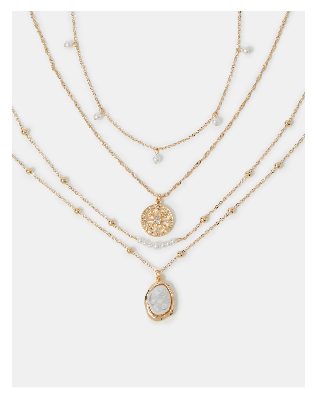New In - Accessorize Pearl Pendant Necklaces