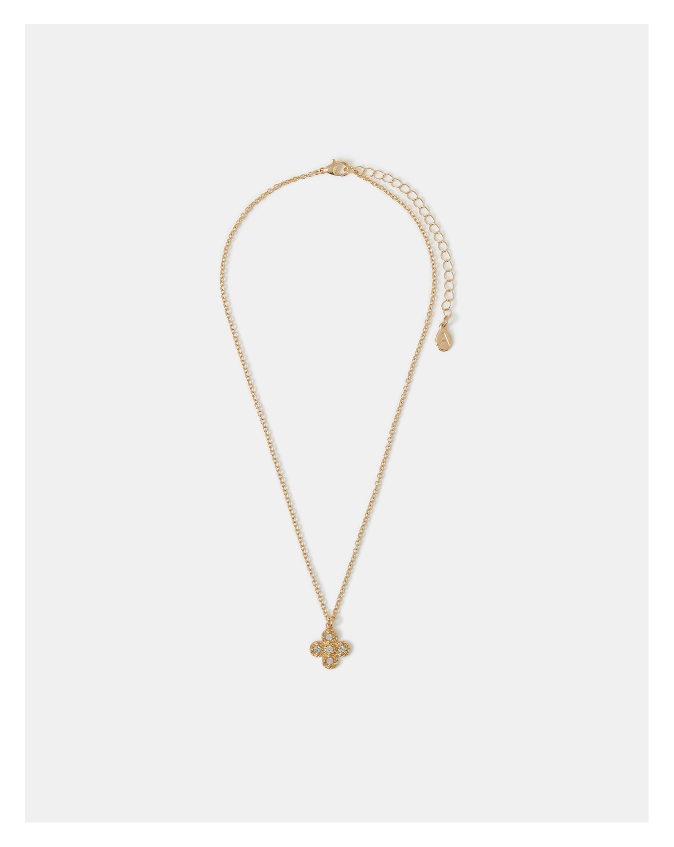 New In - Accessorize Clover Pendant Necklace
