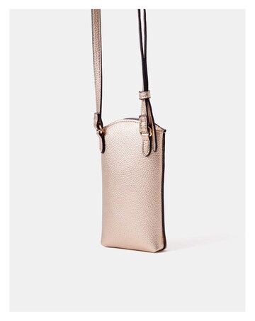 Accessorize Metallic Pouch Phone Bag
