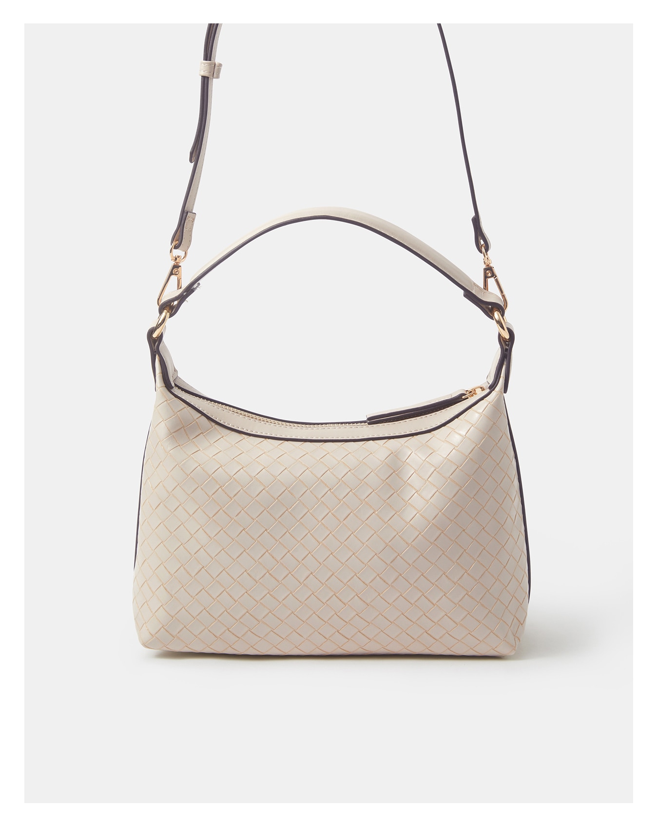 New In - Accessorize Woven Handheld Bag