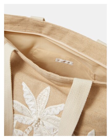 Accessorize Palm Tree Woven Beach Bag
