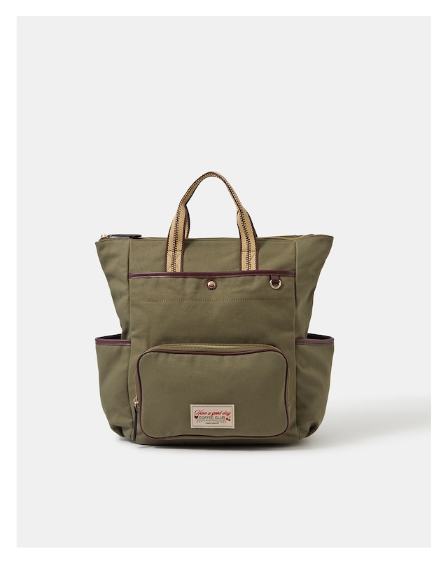 Accessorize Multi-Pocket Canvas Backpack