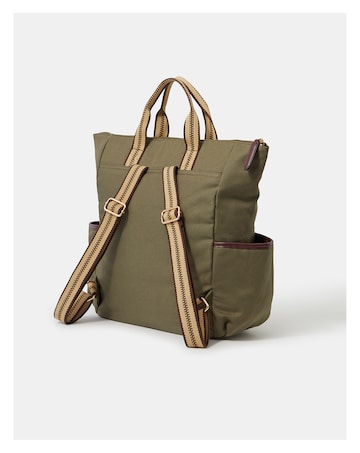 Accessorize Multi-Pocket Canvas Backpack