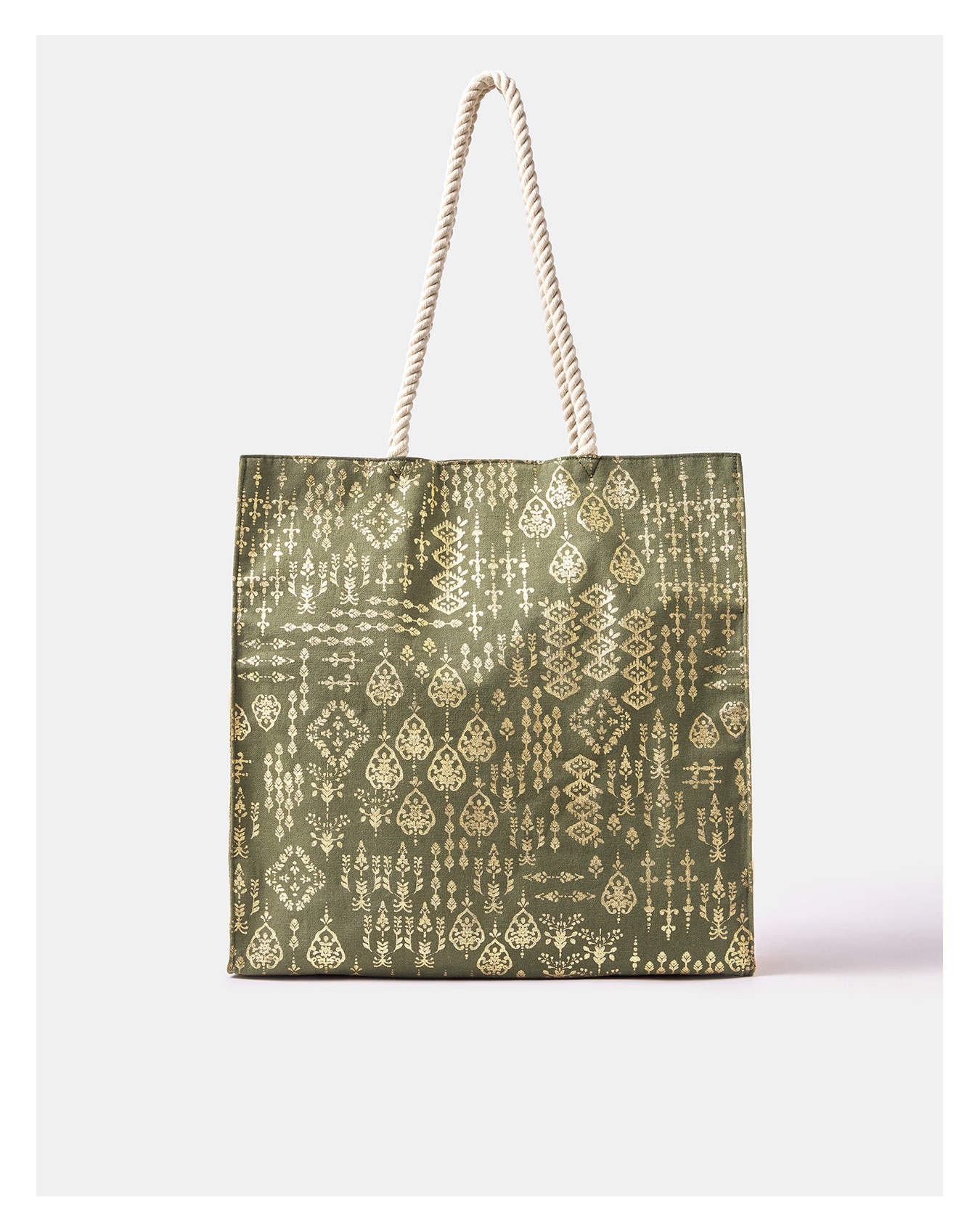 New In - Accessorize Foil Print Beach Bag