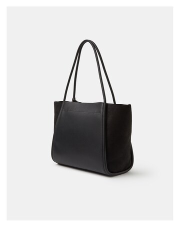 Accessorize Padlock Charm Faux Suede Bag