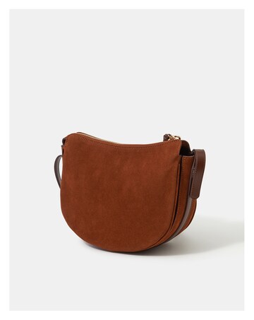 Accessorize Suede Scarf Crossbody Bag