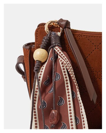 Accessorize Suede Scarf Crossbody Bag
