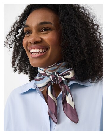Accessorize Print Square Satin Scarf