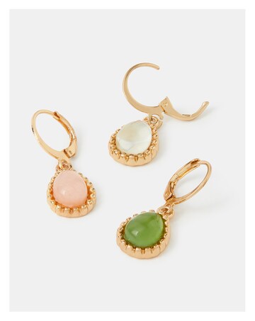 Accessorize 3-Pack Teardrop Hoop