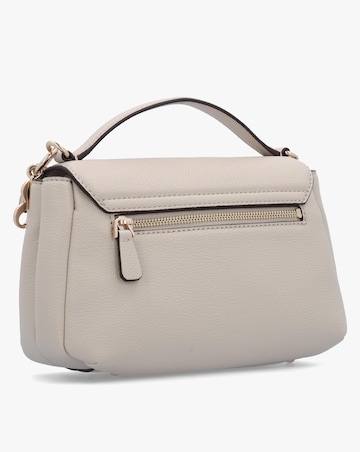 Guess Evie Taupe Top Handle Cross-Body Bag
