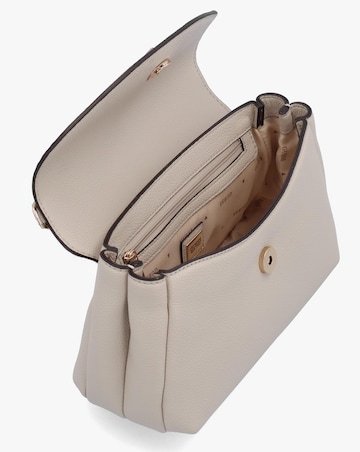 Guess Evie Taupe Top Handle Cross-Body Bag