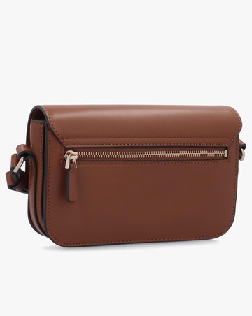Guess Janie Convertible Cognac Cross-Body Bag