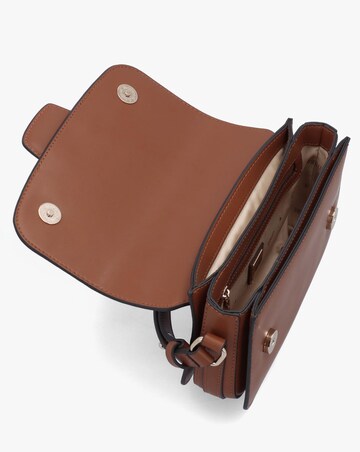 Guess Janie Convertible Cognac Cross-Body Bag
