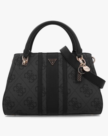 Guess Noelle II Luxury Coal Logo Satchel Bag