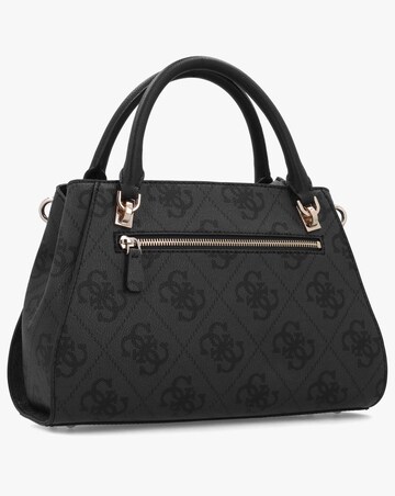 Guess Noelle II Luxury Coal Logo Satchel Bag