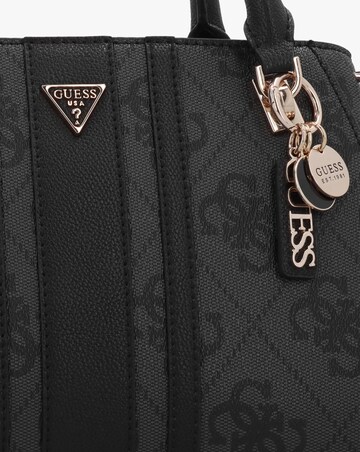 Guess Noelle II Luxury Coal Logo Satchel Bag