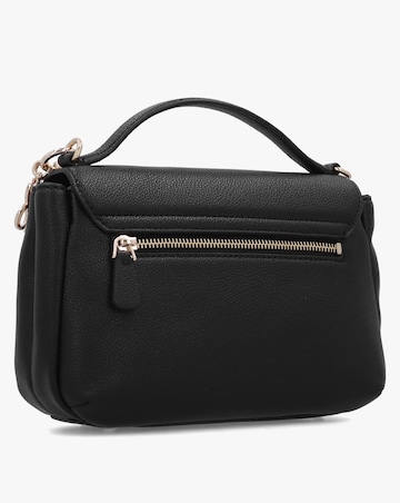 Guess Evie Black Top Handle Cross-Body Bag