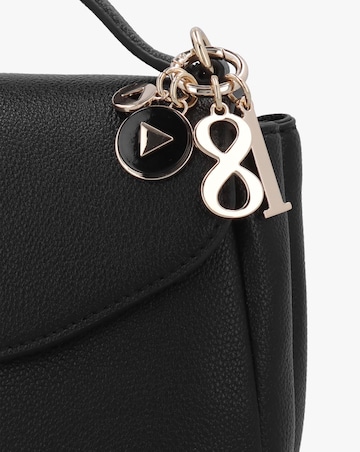 Guess Evie Black Top Handle Cross-Body Bag