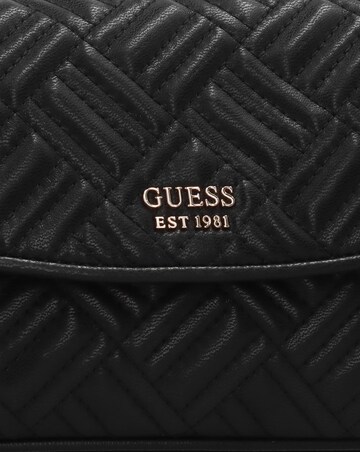 Guess Sally Convertible Black Quilted Cross-Body Bag