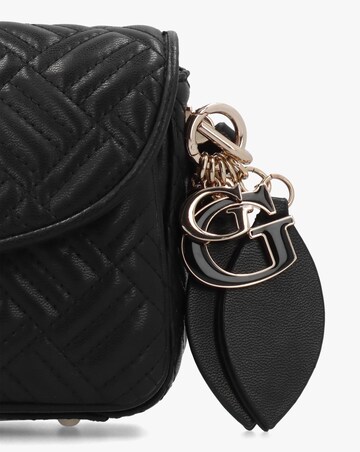 Guess Sally Convertible Black Quilted Cross-Body Bag