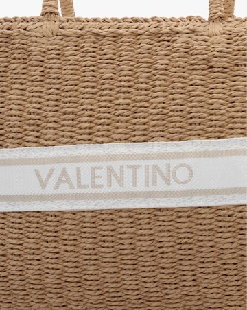 Valentino Bags Boho Natural White Woven Shopper Bag