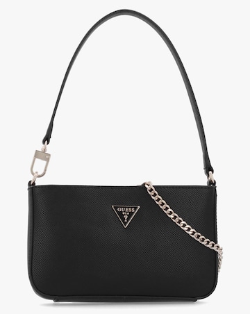 Guess Noelle II Mini Black Top Zip Shoulder Bag