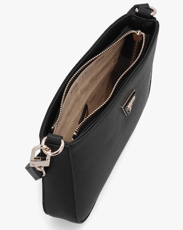 Guess Noelle II Mini Black Top Zip Shoulder Bag
