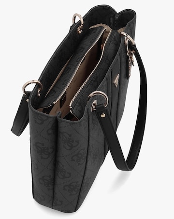 Guess Noelle II Coal Logo Tote Bag